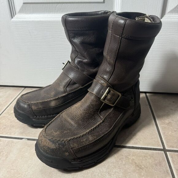 Danner Sharptail Men’s 8 D Gore-Tex Hunting Leather Rear Zip Work Brown Boots main image 5